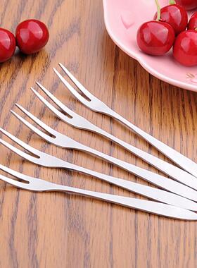 Stainless Steel Fruit Forks \\ Stylish Fruit Skewers \\ Dess