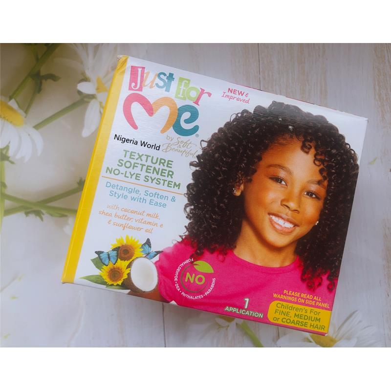 NigeriaWorld just for me texture softener no-lye hair relaxe