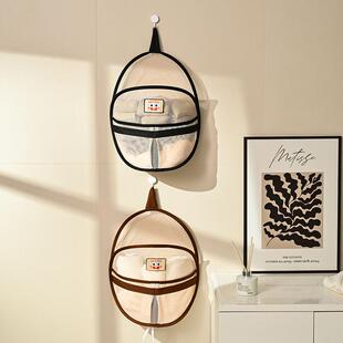 A hanging sock organizer, also suitable for storing underwea