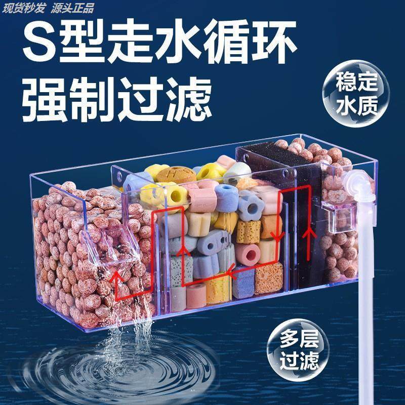 鱼缸过滤器制氧过滤一体机过滤盒低水位壁挂式循环系统三合一龟缸,宠物/宠物食品及用品,过滤设备,淘宝优惠券,粉丝福利购,淘宝优惠卷