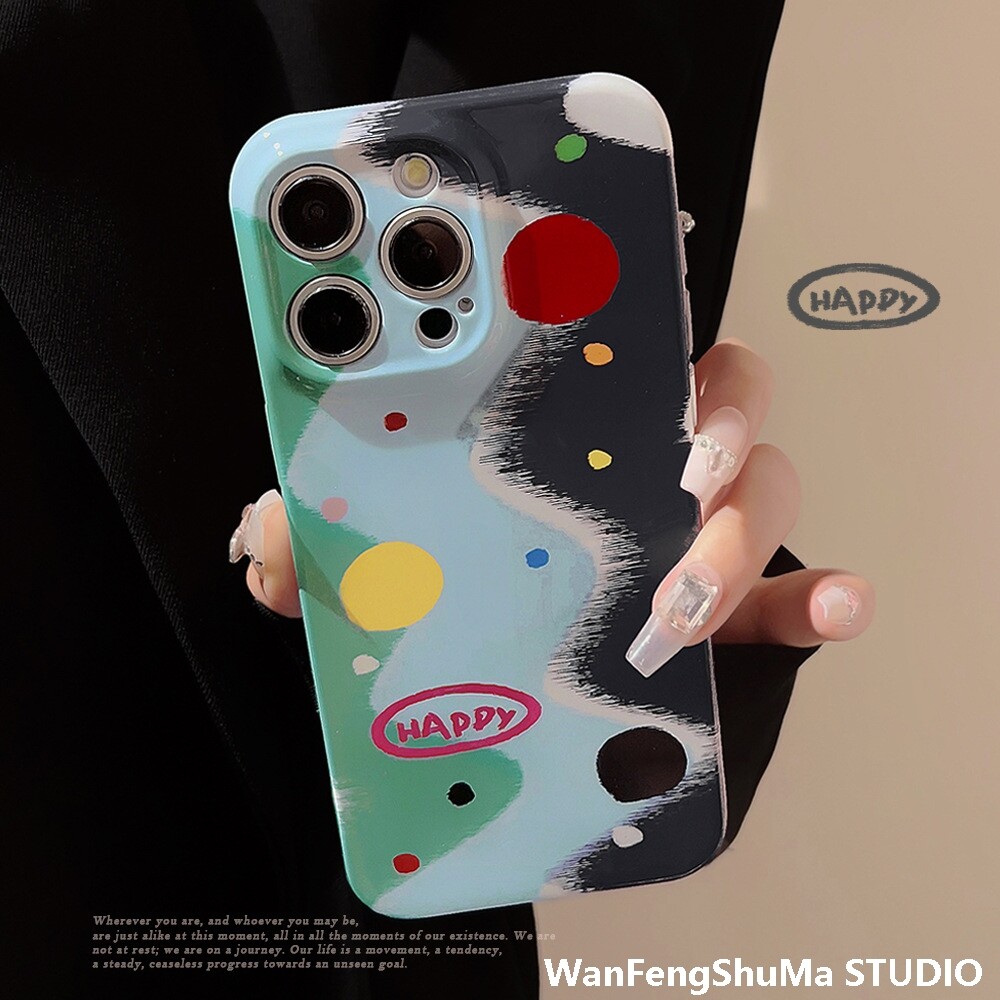 필름 소프트 하이엔드 IPHONE16 애플 휴대폰 케이스 14PROMAX11 12개 올인클루시브 13개 아트 웨이브에 적합