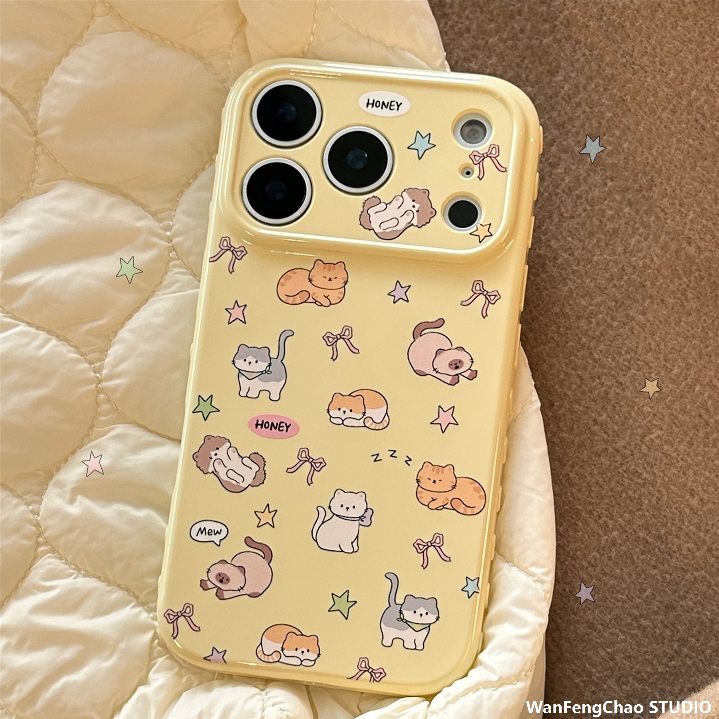 可爱猫咪星球适用苹果17pr