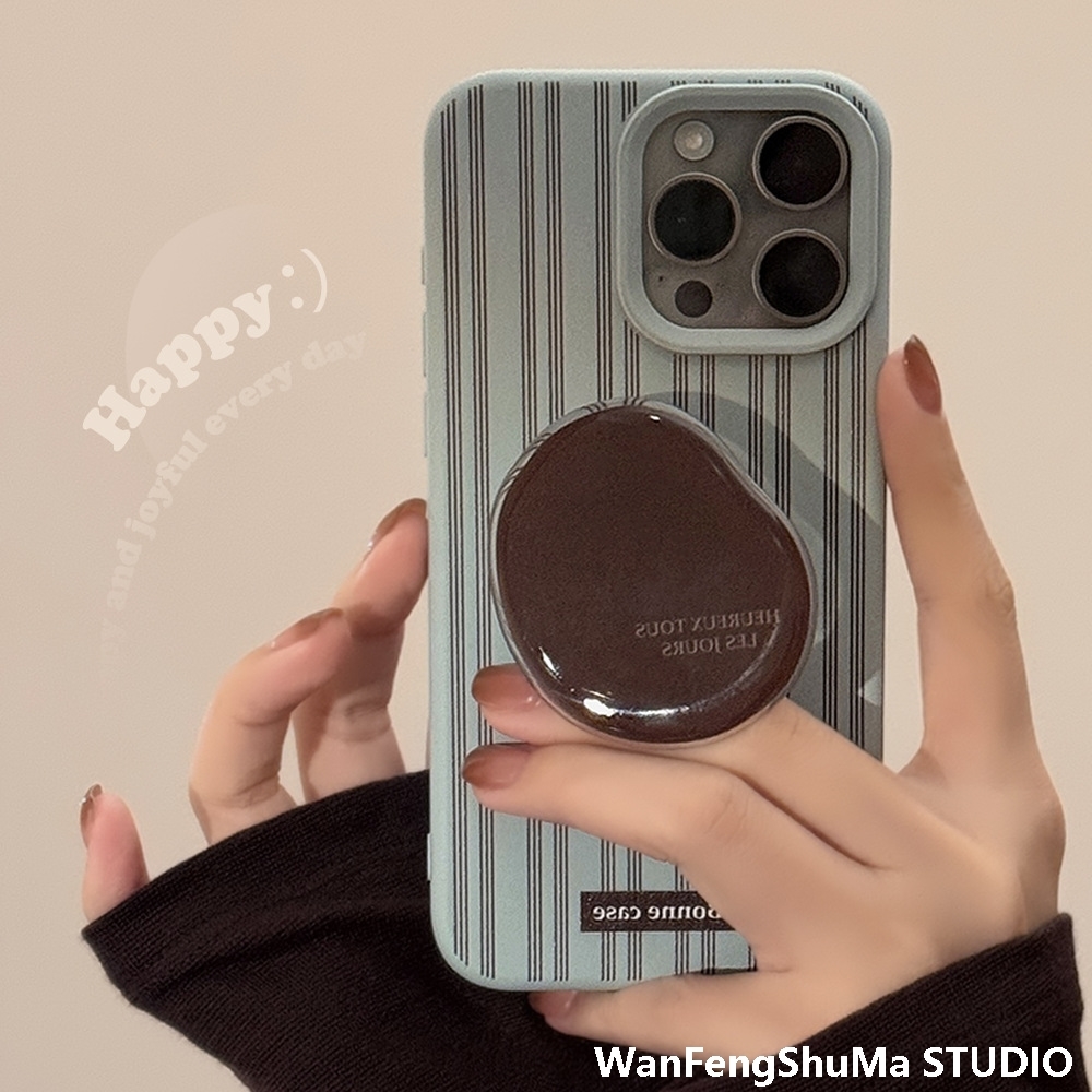 高级感条纹iPhone17ProMax手机壳