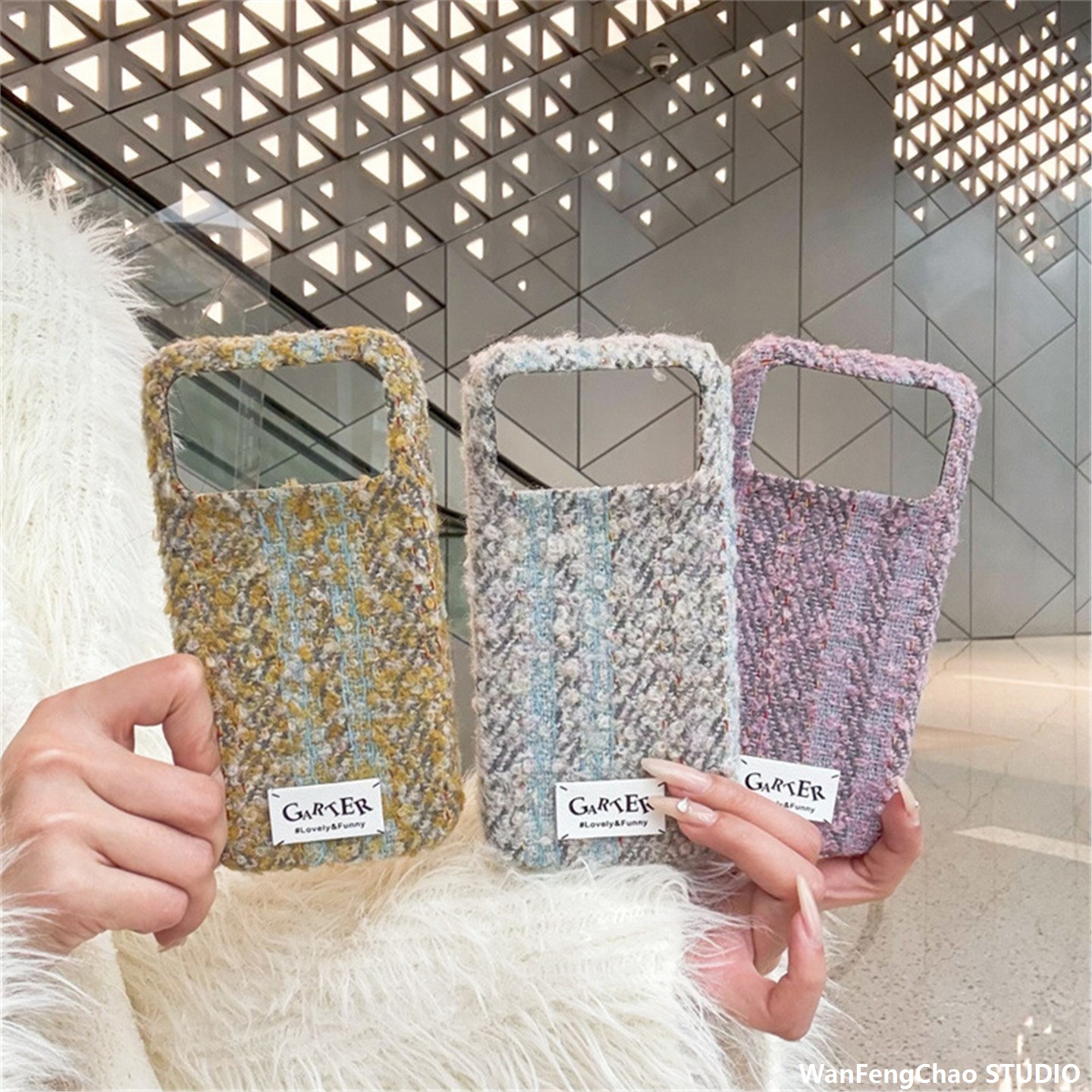 小香风羊毛卷适用17proma