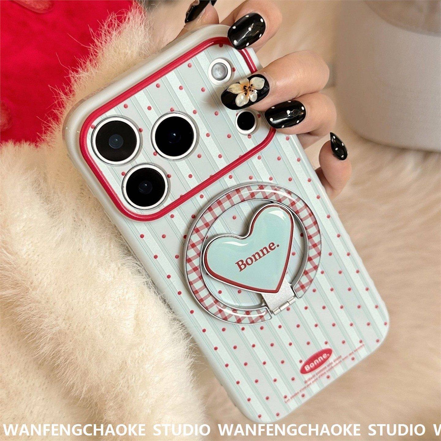 红蓝撞色适用苹果17promax手机包iphone16条纹波点15磁吸支架13软,运动包/户外包/配件,钱包,淘宝优惠券,粉丝福利购,淘宝优惠卷