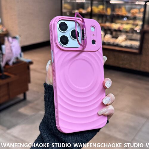 适用iPhone18RO硅胶波漾手机包