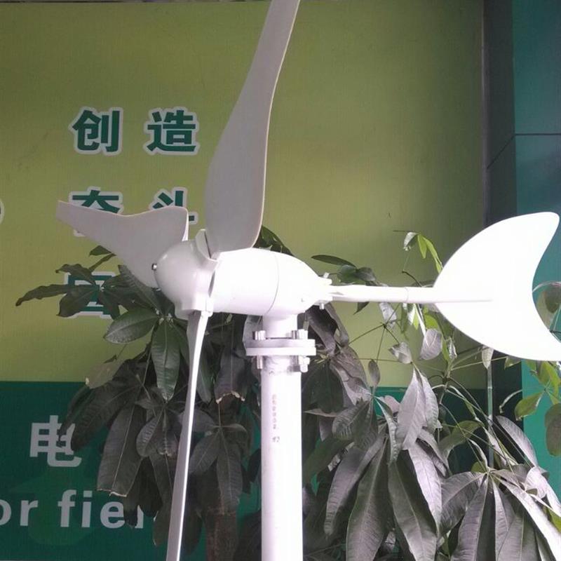 新款包邮实用50W风力发电机家用12V小型风机微型直流马达风能包邮