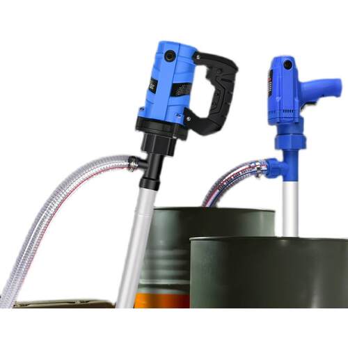 新款电动抽油泵柴油 220V12V加油电泵抽油器手提式插桶油泵油包邮