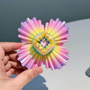 创意3D打印立体齿轮球魔方球解压玩具可旋转3d变形球指尖球形积木