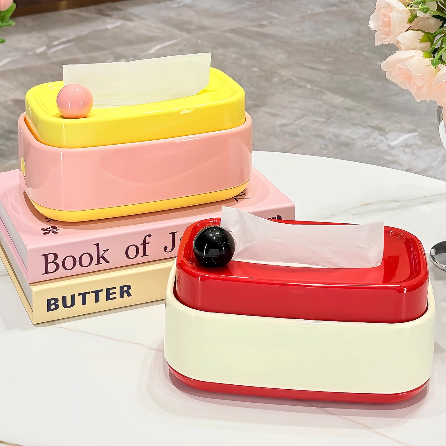 BSD纸巾盒客厅轻奢高档自动下沉