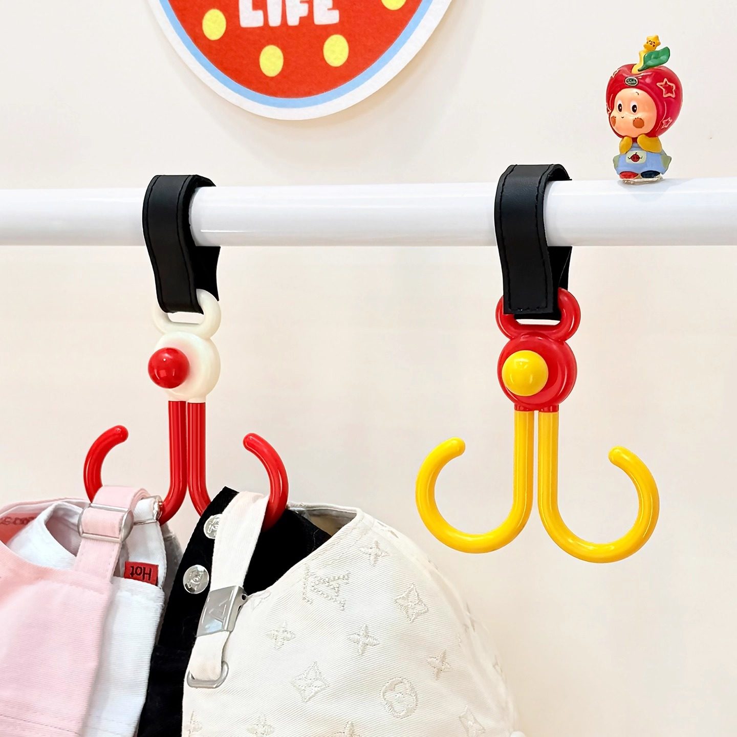 多巴胺帽子收纳展示架家用多功能挂钩衣柜包包挂架棒球帽整理神器