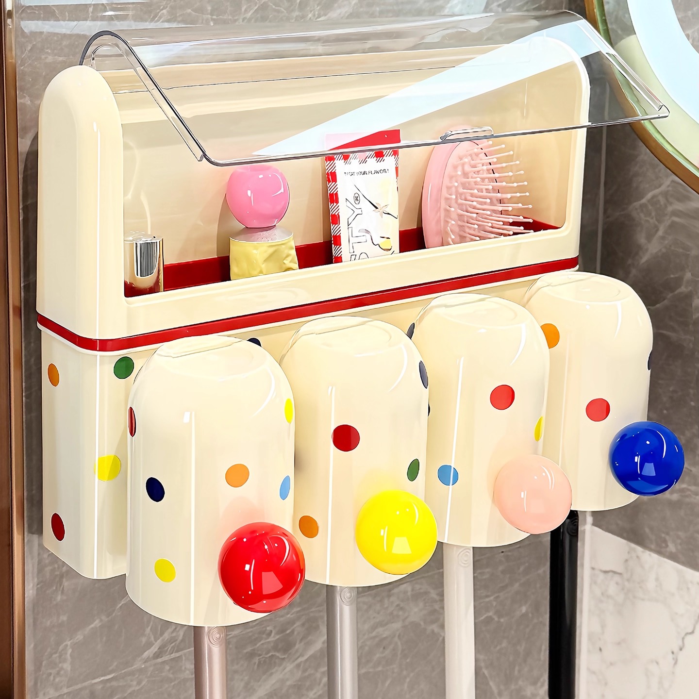 BSD卫生间壁挂牙刷置物架