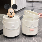 轻奢高颜值手提垃圾桶家用网红卧室房间卫生间厕所客厅垃圾筒纸篓