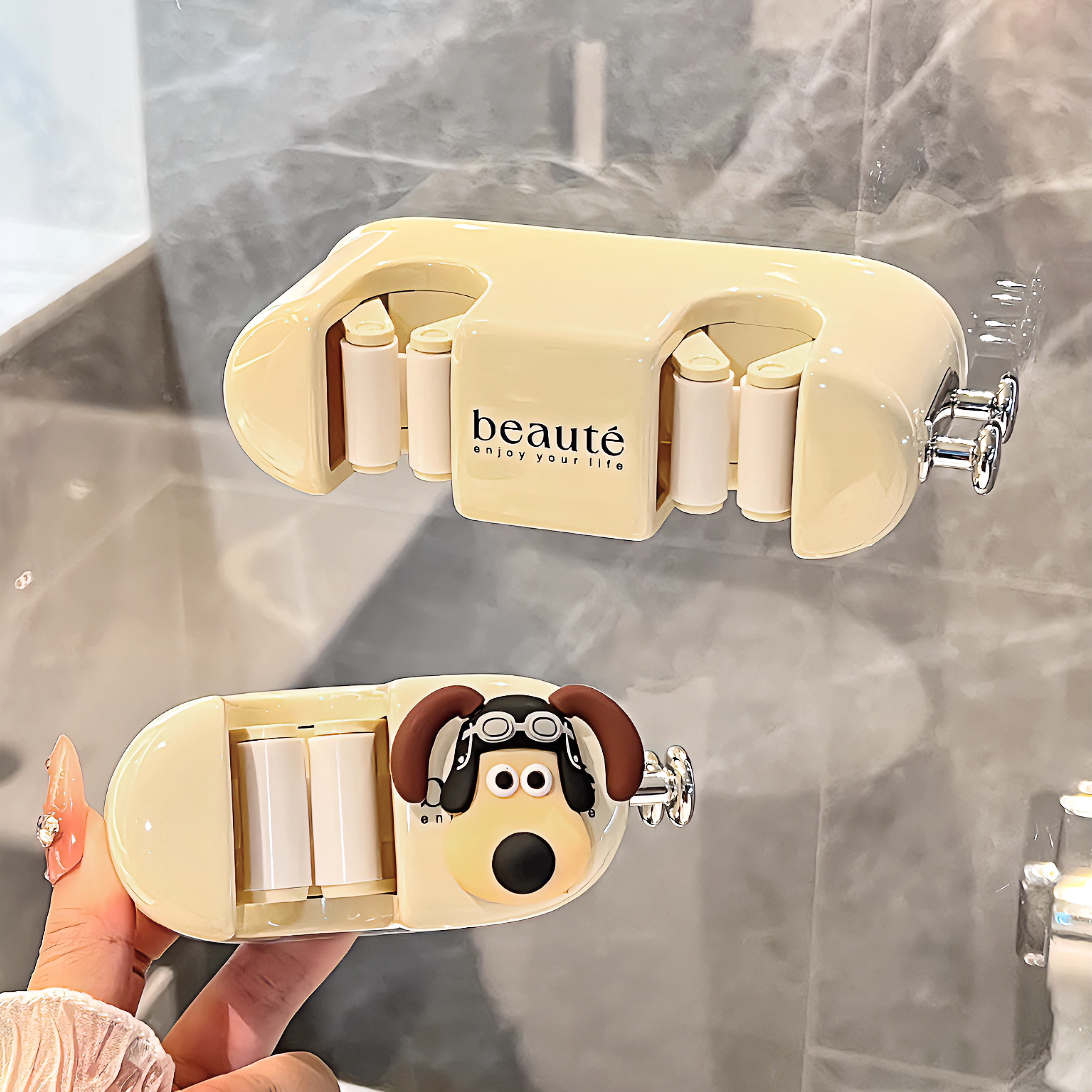 BSD拖把壁挂夹浴室收纳拖把夹