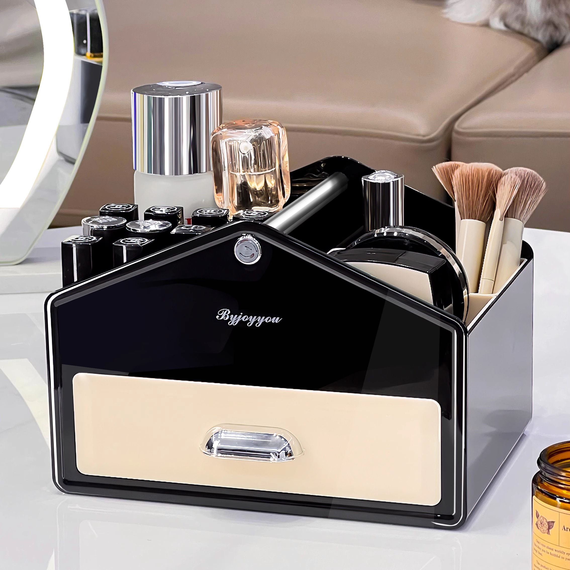 BSD化妆品收纳盒桌面高级感