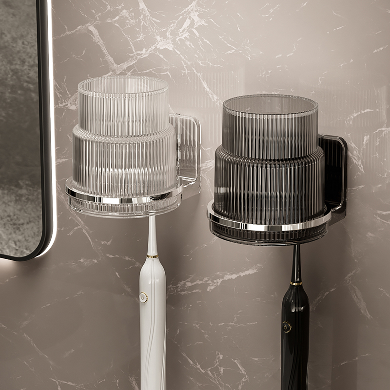 BSD轻奢牙刷置物架情侣漱口杯