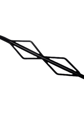 黑色几何线夹波浪水滴三角刘海夹隐形边夹后脑勺无痕碎发夹一字夹