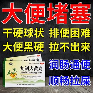 九制大黄丸同仁堂便秘特效l药大便干结拉不出果导片泻药老牌子yp6