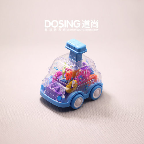 透明齿轮回力小汽车玩具