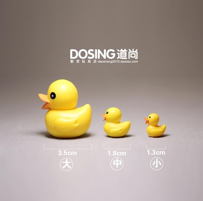 散货小黄鸭卡通pvc塑料玩偶公仔