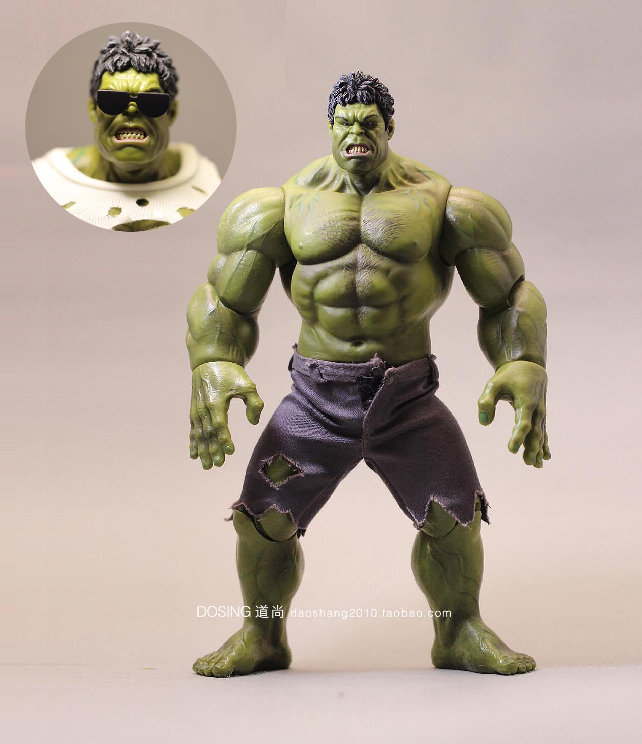 正版散货 正品 大号 绿色人偶巨人 关节可动人偶模型手办玩偶摆件