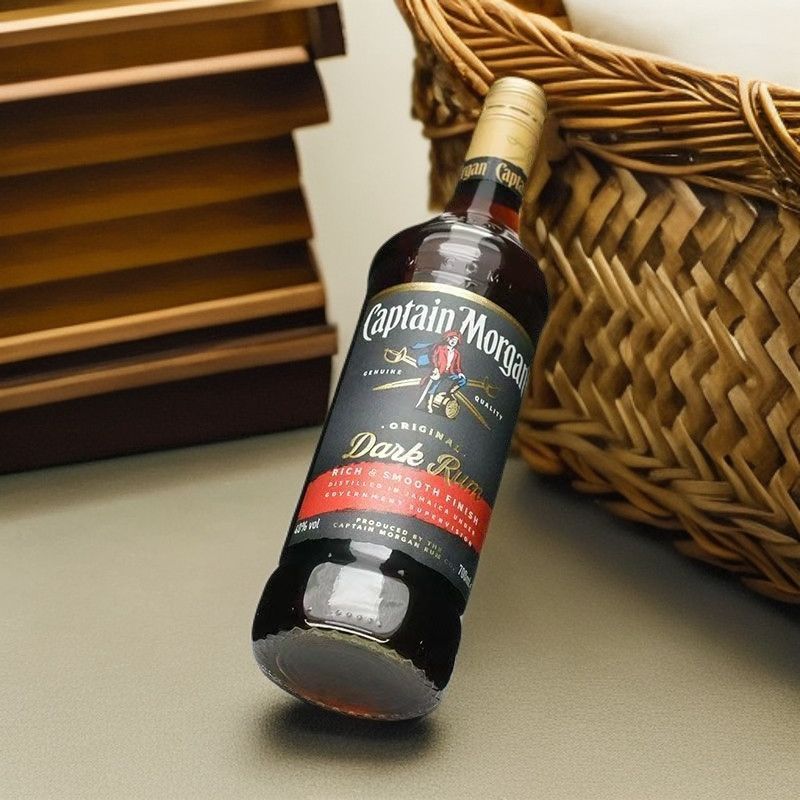 摩根船长牙买加朗姆酒CAPTAIN MORGAN黑朗姆 调酒700ml