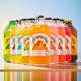 宾得宝 375ml*4瓶/24瓶装Bundaberg果味汽水饮料姜汁啤酒澳洲整箱