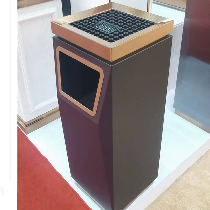 高档酒店电梯口垃圾桶商用大容量带灭烟盘黑色直投金属外壳防火,家庭/个人清洁工具,垃圾桶,淘宝优惠券,粉丝福利购,淘宝优惠卷