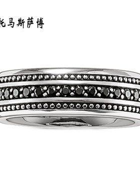 托马斯萨博纯银学生韩版戒指环