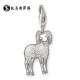 立体绵羊吊坠925银牡羊星座DIY适合挂手链 托马斯萨博外贸首饰品