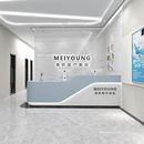 简约现代服装 店收银台美容院理发店吧台公司接待台口腔诊所前台桌