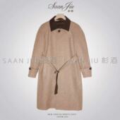 大衣中长款 杉酒 气质 男士 经典 巴尔马肯大衣 100%羊毛