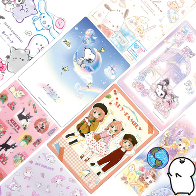 集合垫板日本三丽鸥间谍过家家