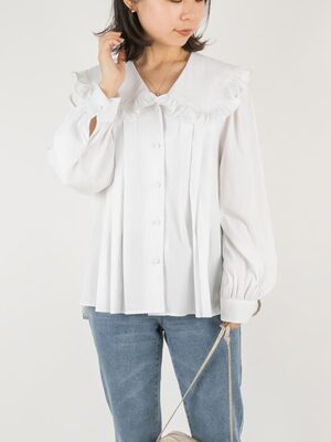 女士日系宽松甜美减龄RANDA荷叶