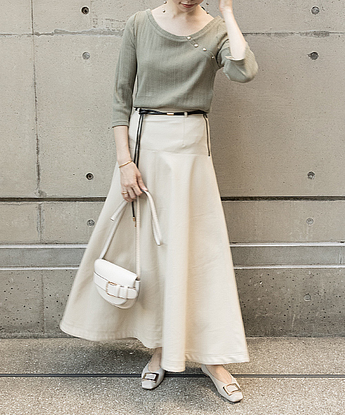 RANDA春夏新款九分袖设计针织