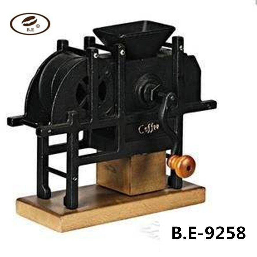 台湾出品 be手动式咖啡豆研磨机 手摇磨豆机 型号9258打谷机包邮