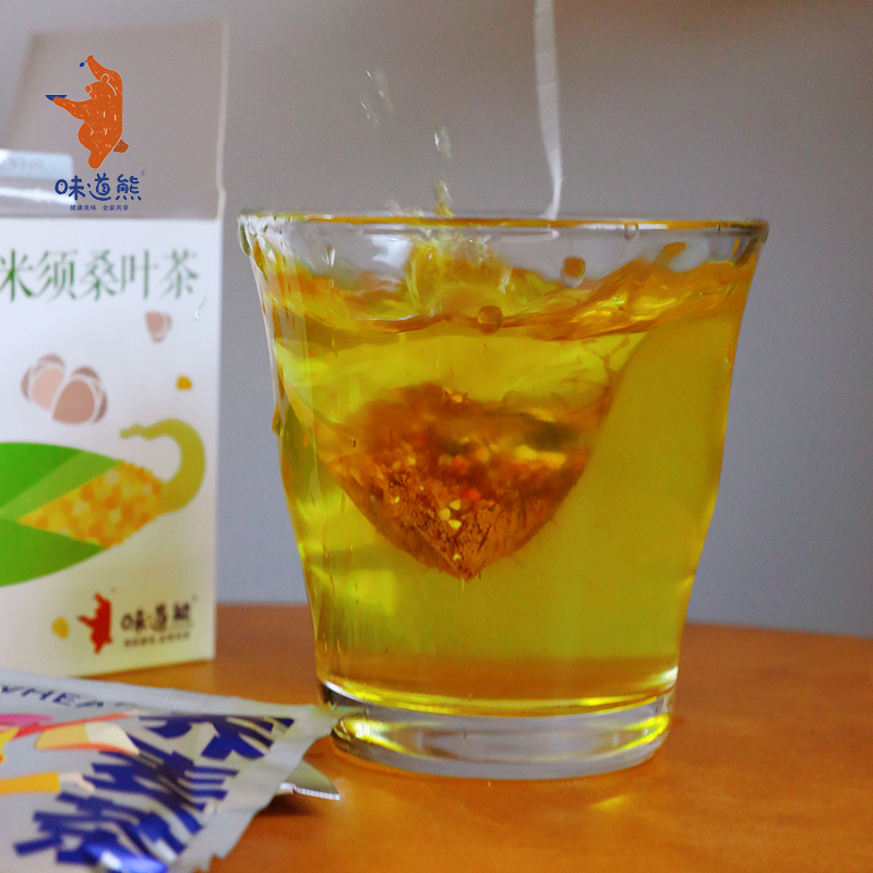 【味道熊】荞麦玉米须桑叶茶&荞麦红豆薏米茶