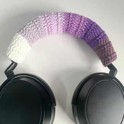 头戴式耳机横梁保护套通用适用于索尼XM4 XM5 苹果airpodsmax定制各品牌头戴式耳机横梁套毛线套纯手工编制套