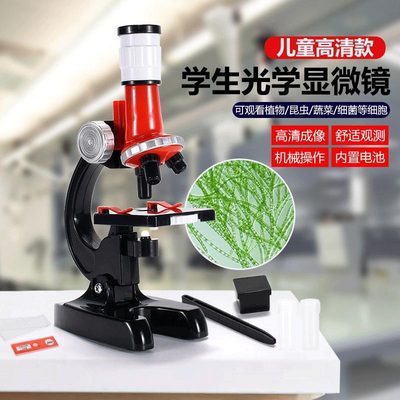 儿童显微镜1200倍玩具幼儿园大班科学区玩教具中班区域活动材料