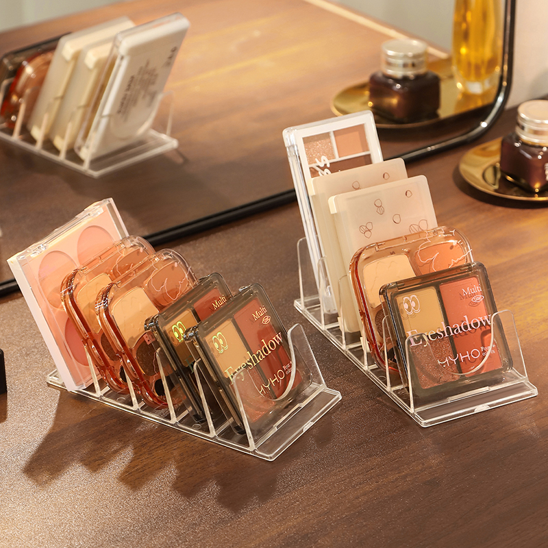 彩妆化妆品眼影盘粉饼收纳架子