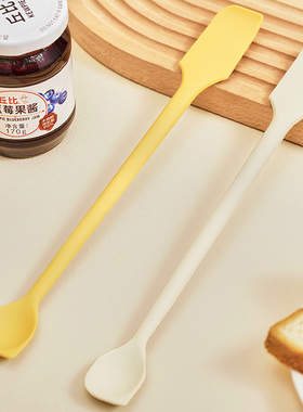 果酱抹勺食品级硅胶刮刀迷你小勺子黄油涂抹刀刮板抹酱铲烘焙工具