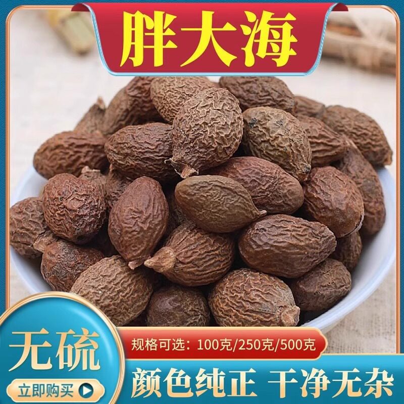 精选新货胖大海中药材无硫罐装搭配甘草金银花罗汉果泡茶泡水喝