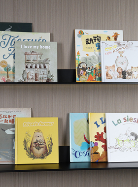 样板间儿童房绘本真书摆件卡通风英文真书售楼处娱乐区软装饰品