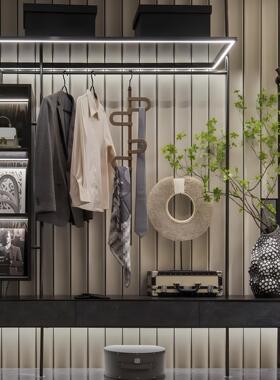 男女士衣帽间衣柜衣服收纳盒摆件轻奢样板房全屋定制软装饰品