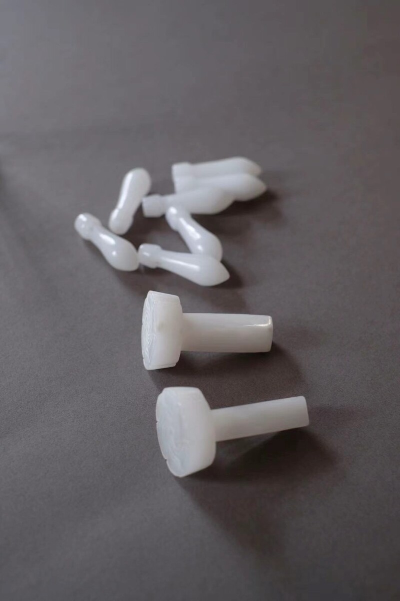 古琴琴轸宋琴朱仁济琴原配古琴配件配绒扣琴轸复刻新疆金丝玉轸