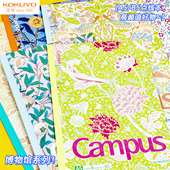 日本kokuyo国誉笔记本2026博物馆限定联名Campus胶装 复古点线B5A5