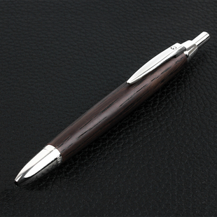 三菱多功能复合笔MSE 3005木杆镀鉻重力商务2色圆株笔自动铅笔