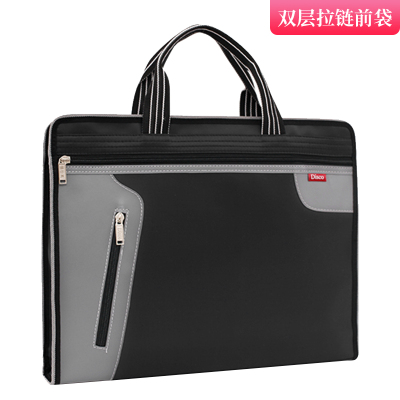 横版手提文件袋公文包牛津帆布
