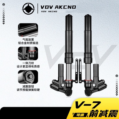 VDV V7前减震43/46芯刹车套装改装九号E系 E300P NXT mz机械师 M9