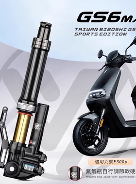 比博士GS6MAX倒置前减震33芯适用九号E300P FXT FX M395C+MZ避震